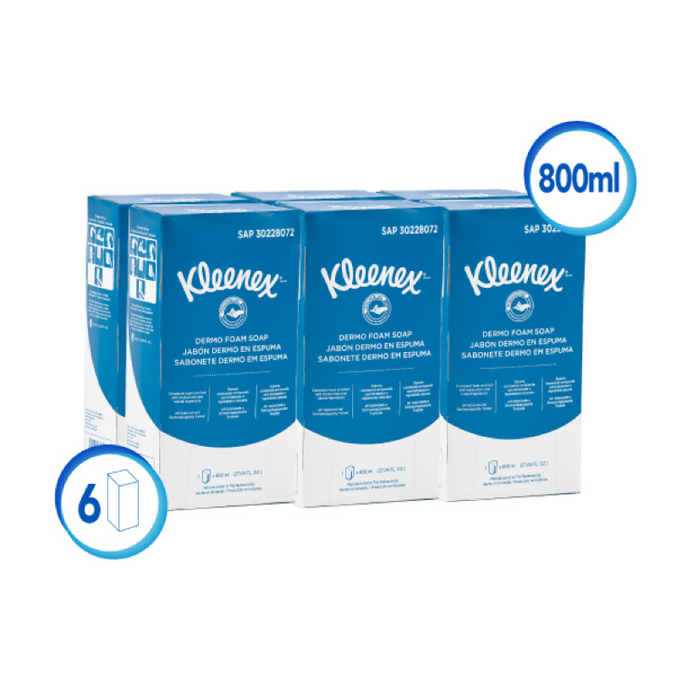 Jabón en Espuma Kleenex Cosmético 800 ml - Imagen 3