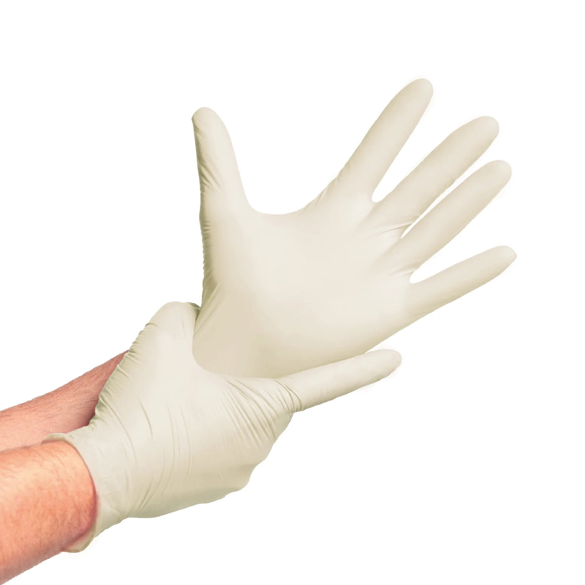 Guantes de Vinilo TopSafe SynMax Examinación Talla L Blanco 100 Unidades - Imagen 1