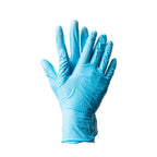 Guantes de Vinilo Adicare Examinación sin Polvo Talla XL 100 Unidades Azul - Imagen 2