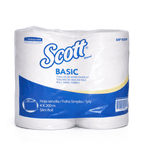 Toalla Papel de Manos Scott Basic Precortada 4 Rollos 200 m - Imagen 1