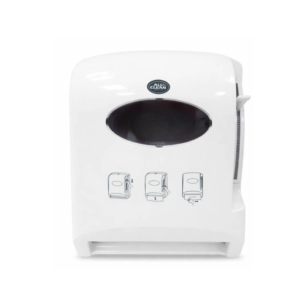Dispensador de Toalla All Clean con Palanca 500 m Blanco - Imagen 1