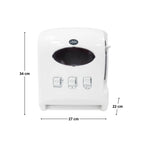 Dispensador de Toalla All Clean con Palanca 500 m Blanco - Imagen 3