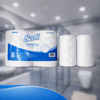 Toalla de Papel Scott Essential 2 Rollos 200 m Hoja Simple - Imagen 2