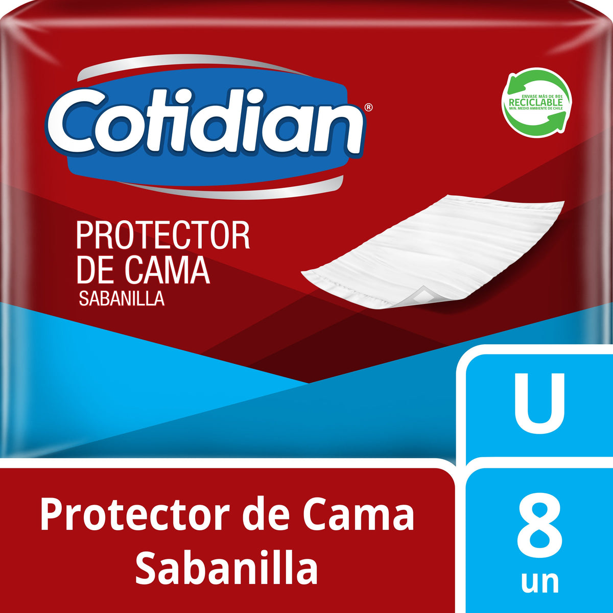 Protector de Cama Sabanilla Cotidian 60 x 90 cm 8 Unidades - Imagen 2