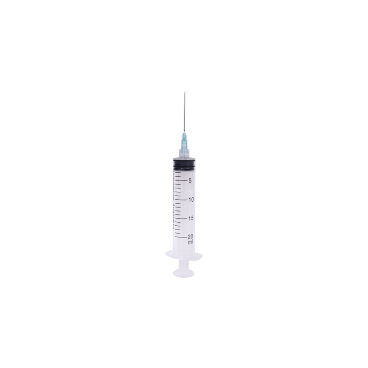 Jeringa con Aguja Cranberry Luer Lock 21 g X 1 1/2" 20 ml 50 Unidades - Imagen 5