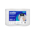 Papel Higiénico Ovella Plus Hoja Simple 6 Rollos 500 m - Imagen 1