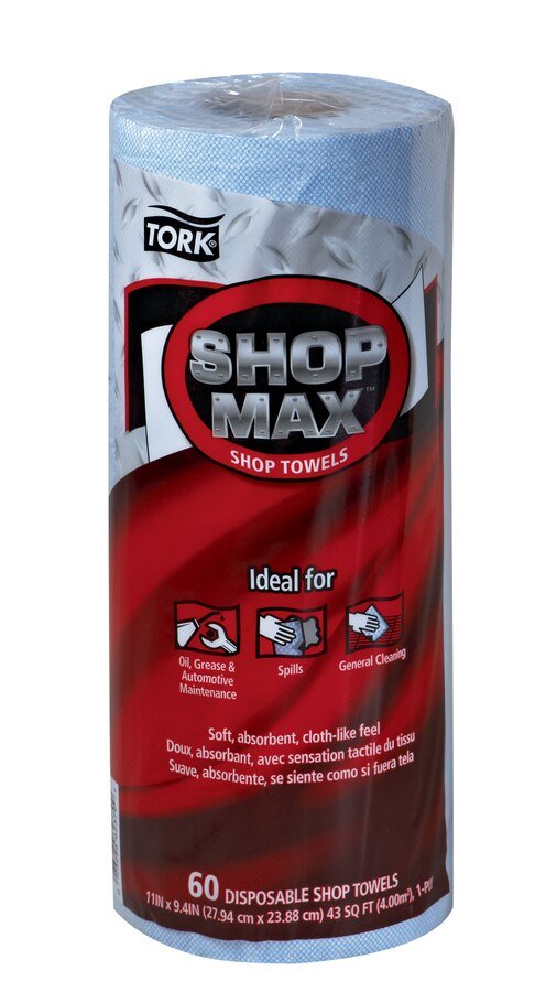 Paño de Limpieza Tork ShopMax 23.88 x 27.94 Rollo de 60 Unidades - Imagen 1