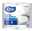 Papel Higiénico Elite Plus Hoja Simple 4 Rollos 50 m - Imagen 1