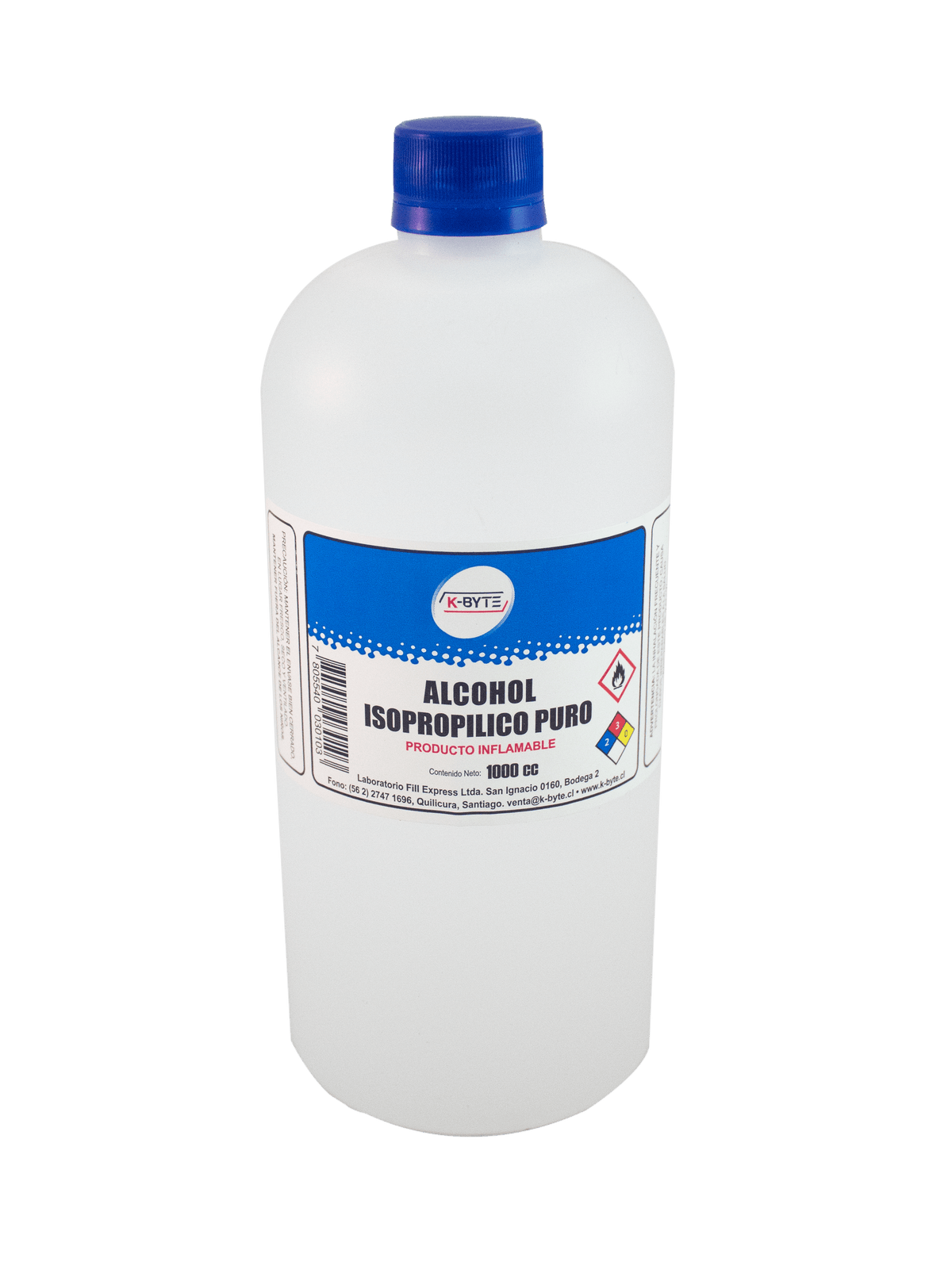 Alcohol Isopropílico K-Byte Puro 1000 ml - Imagen 1