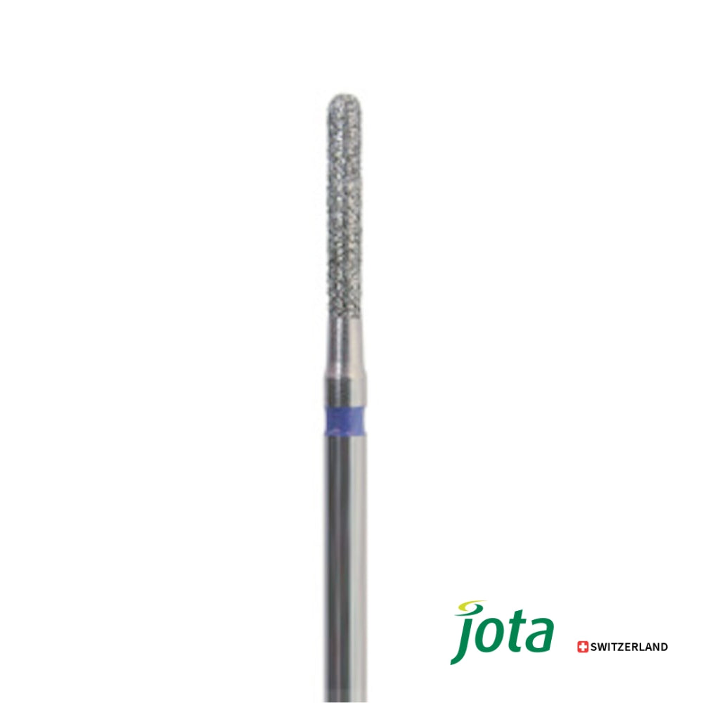 Fresa diamante Alta Velocidad cilíndrica pta redonda, Extra Larga – Jota Suiza