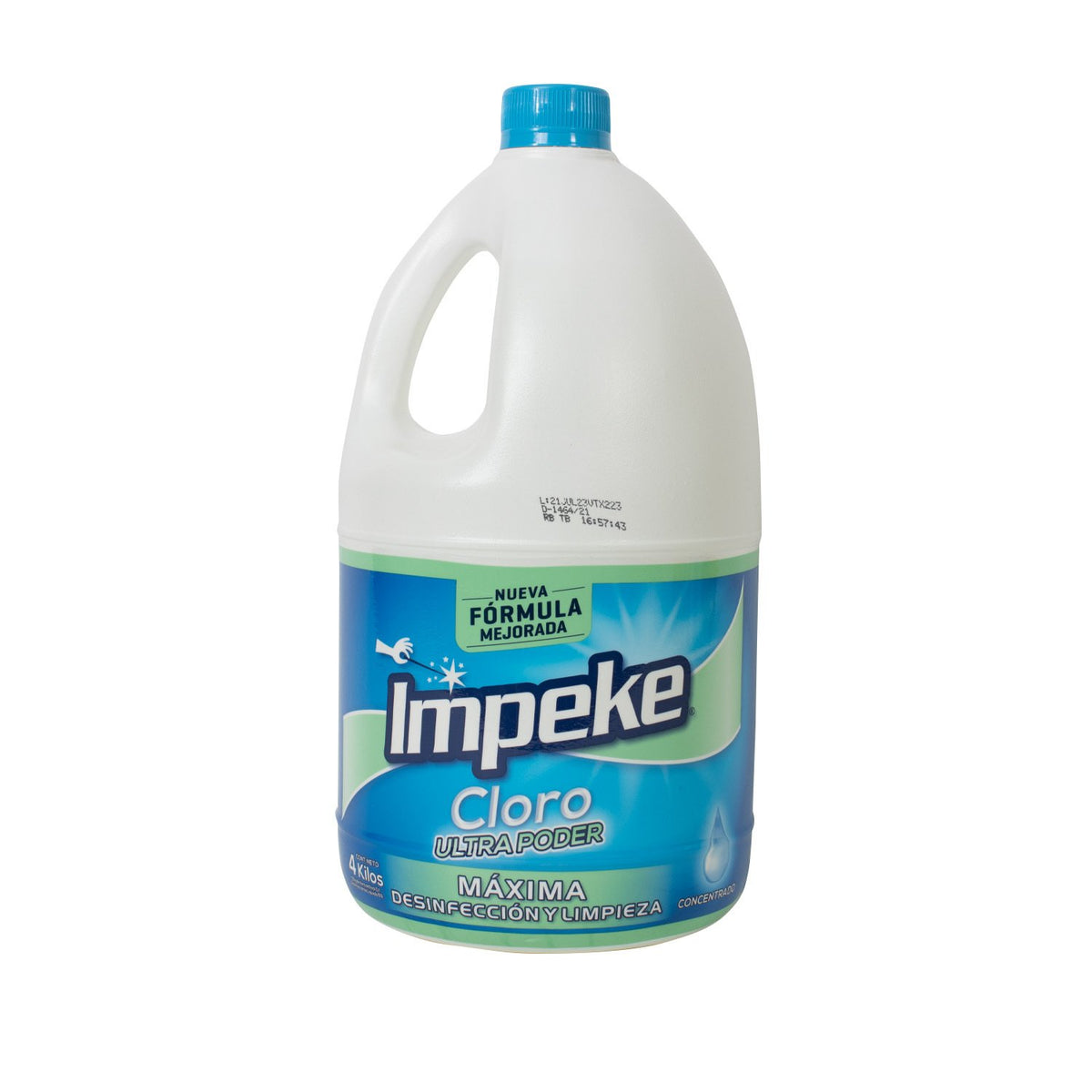 Cloro Concentrado Forte Impeke 4 Lt. - Imagen 1