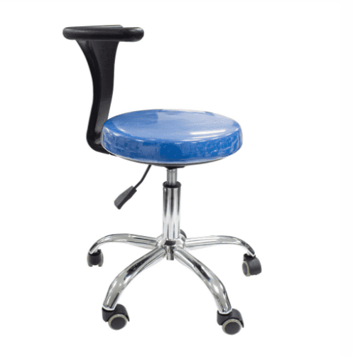 Taburete con apoya brazo base metálica Appledental 2