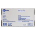 Guantes de Látex Virutex Pro Examinación Con Polvo Talla S Blanco 100 Unidades - Imagen 3