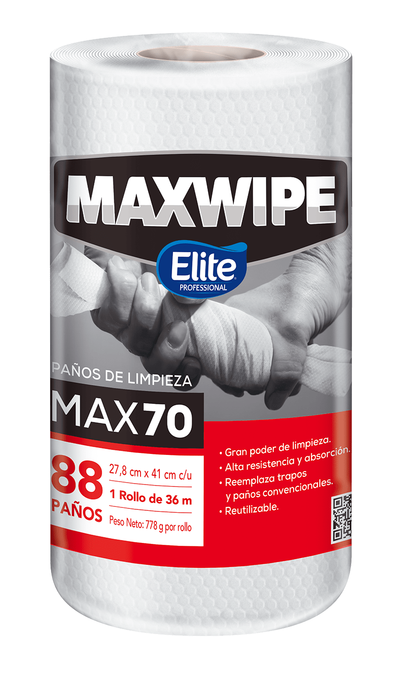 Paño de Limpieza Reutilizable Maxwipe Max 70 Rollo 88 Unidades - Imagen 1