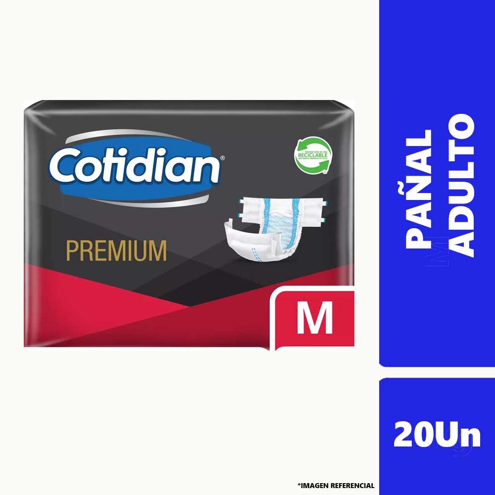 Panal cotidian premium m 20un
