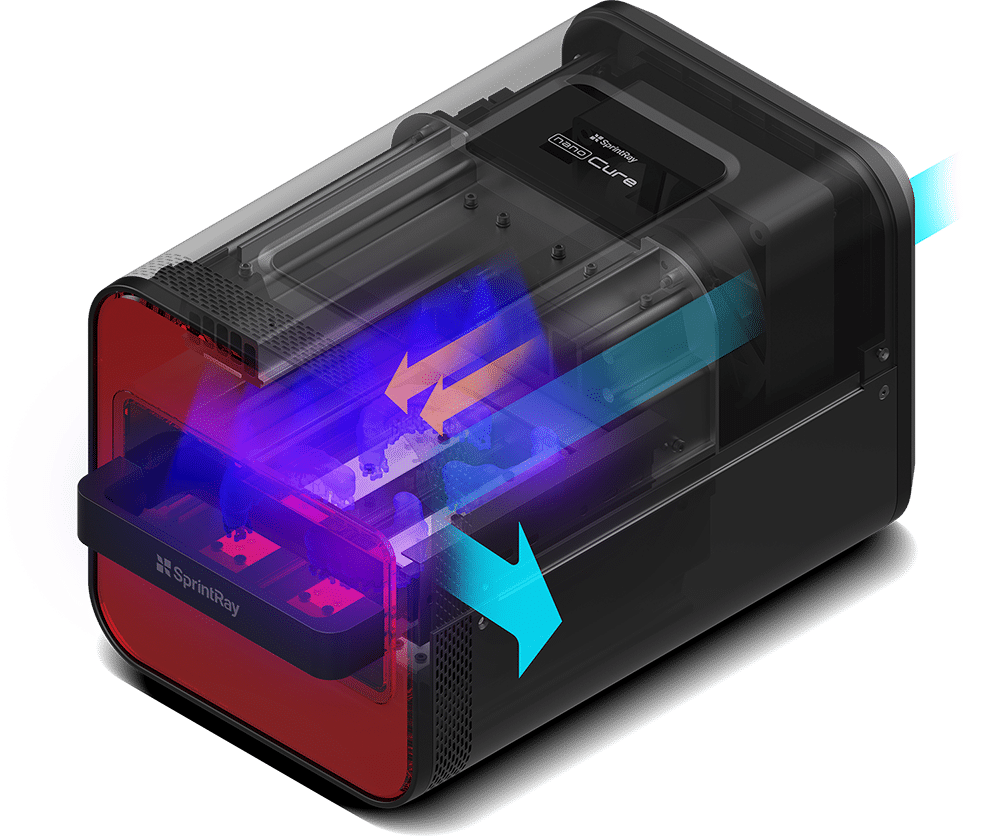 SprintRay-NanoCure-internals-heater-cooler-design-engineering