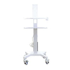 Mesa Auxiliar Rodante 2 Bandejas + Soporte para Scanner Appledental (3)