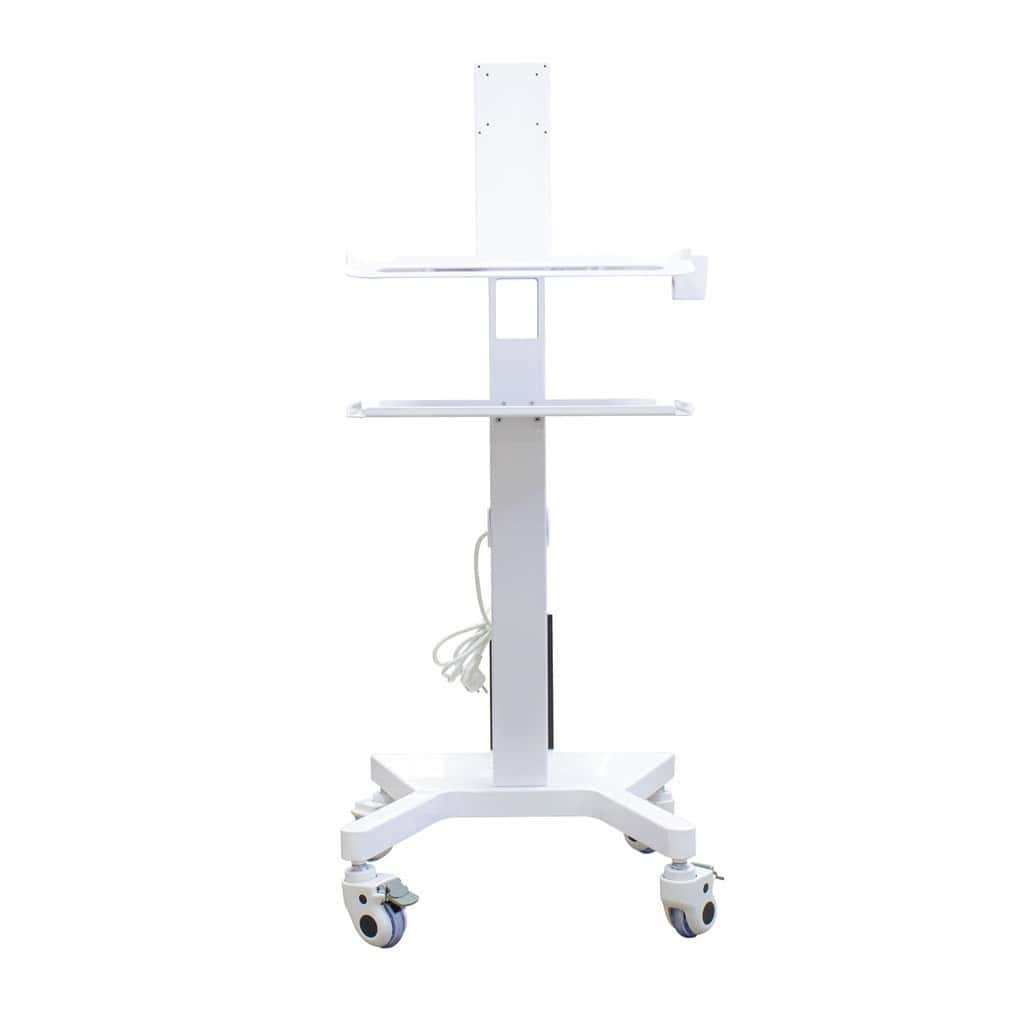 Mesa Auxiliar Rodante 2 Bandejas + Soporte para Scanner Appledental (3)