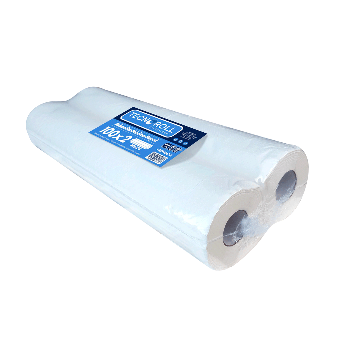 Sabanilla Médica Tecnoroll Prepicada 100 m 2 Rollos - Imagen 1
