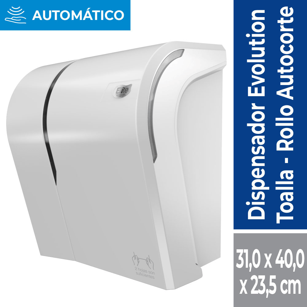 Dispensador de Toalla Elite Autocorte Evolution 1 Rollo - Imagen 2