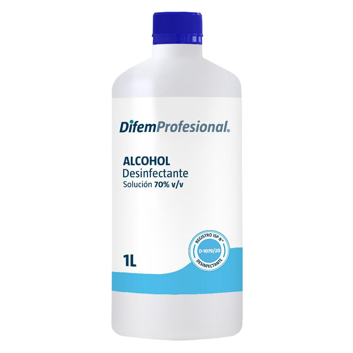 Alcohol Desinfectante Difem Profesional 70% 1 L - Imagen 1