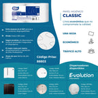 Papel Higiénico Elite Classic Hoja Simple 4 Rollos 500 m - Imagen 3