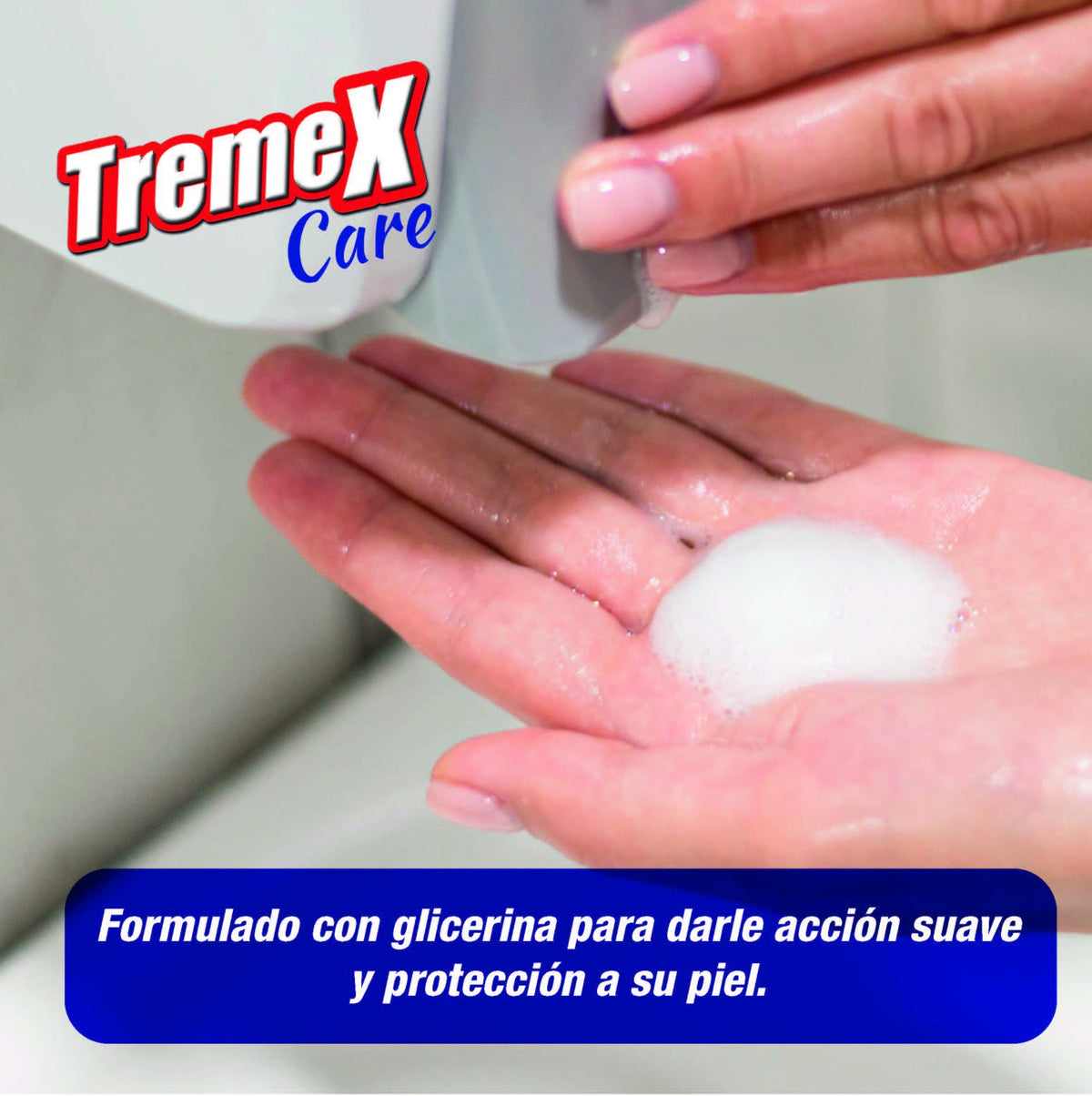 Jabón Líquido para Dispensador Tremex Care Floral con glicerina 1 L - Imagen 4