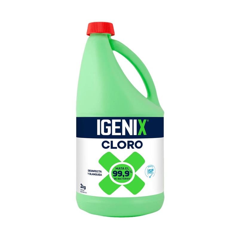 Cloro Líquido Igenix Tradicional 2.5% 2 Kg - Imagen 1
