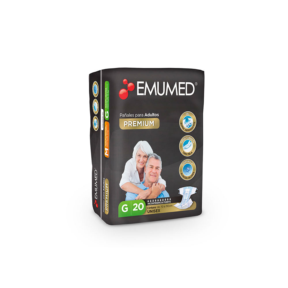 Panal adulto emumed premium talla g 20u