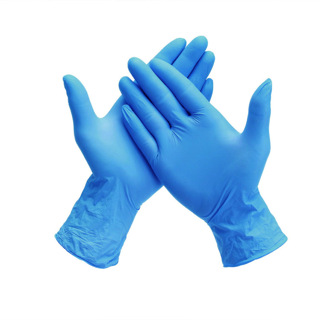 Guantes de Nitrilo Adicare Examinación sin Polvo Talla XL 100 Unidades Azul - Imagen 2