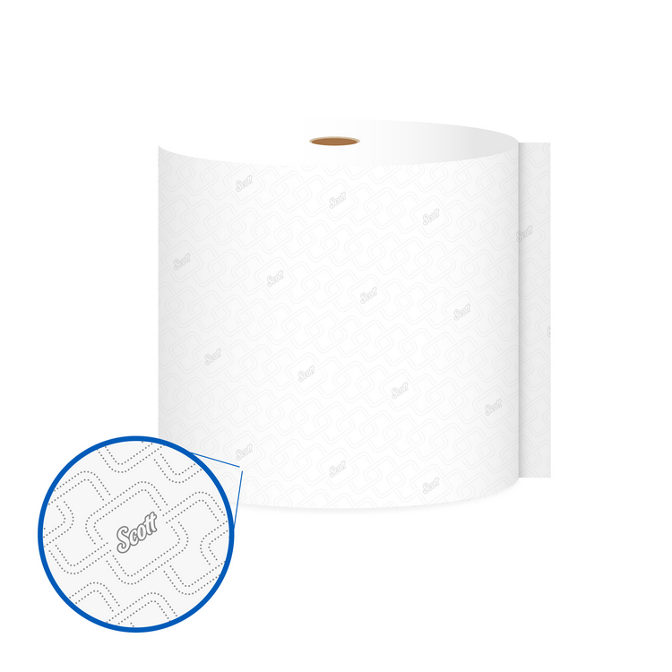 Toalla de Papel Scott Jumbo 6 Rollos 305 m Hoja Simple - Imagen 2