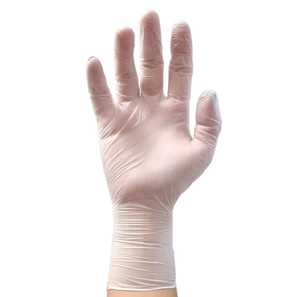 Guantes de Vinilo Tresor Examinación Sin Polvo Talla M Transparente 100 Unidades - Imagen 2