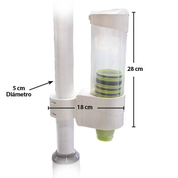 Dispensador de Vasos Ajustable