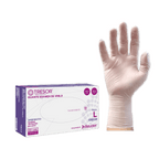 Guantes de Vinilo Tresor Examinación Sin Polvo Talla L Transparente 100 Unidades - Imagen 1