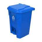 Basurero Macasi con Tapa y Pedal Azul 50 L - Imagen 1