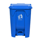 Basurero Macasi con Tapa y Pedal Azul 50 L - Imagen 2