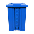 Basurero Macasi con Tapa y Pedal Azul 50 L - Imagen 3