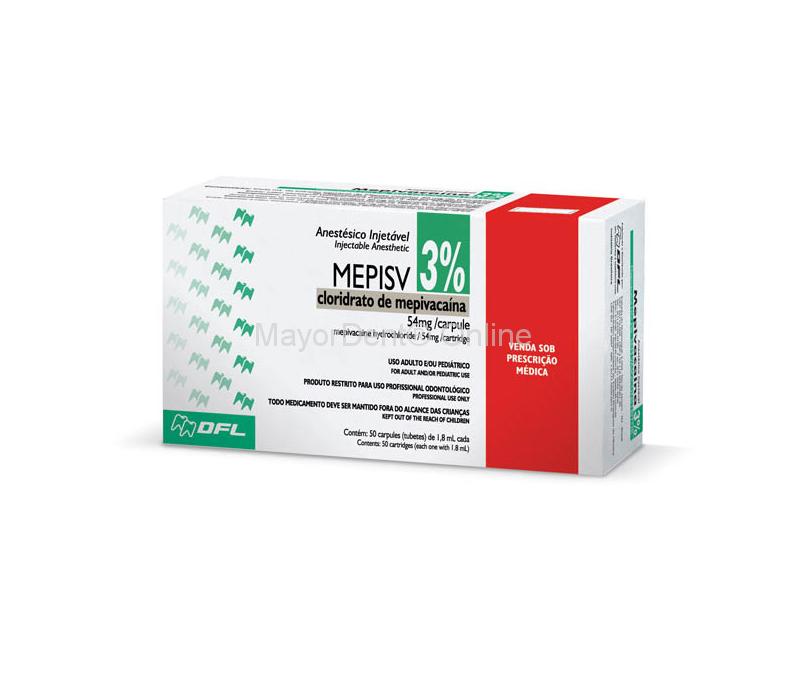Anestesia Mepisv 3%, marca MAVER