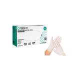 Guantes de Látex Tresor Examinación con Polvo Talla M Blanco 100 Unidades - Imagen 1