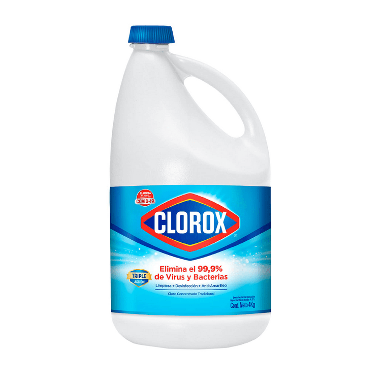 Cloro Tradicional Clorox 4 Lt. - Imagen 1