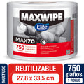 Paño Reutilizable Elite Professional Maxwipe 750 Paños 1 un