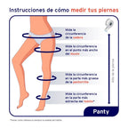 Pantimedias UltraSheer 30 - 40 mmhg Punta Cerrada Miel - tubotiquin.cl