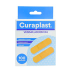 Parche curita rectangular Curaplast 100 unidades — caja apósitos adhesivos estériles