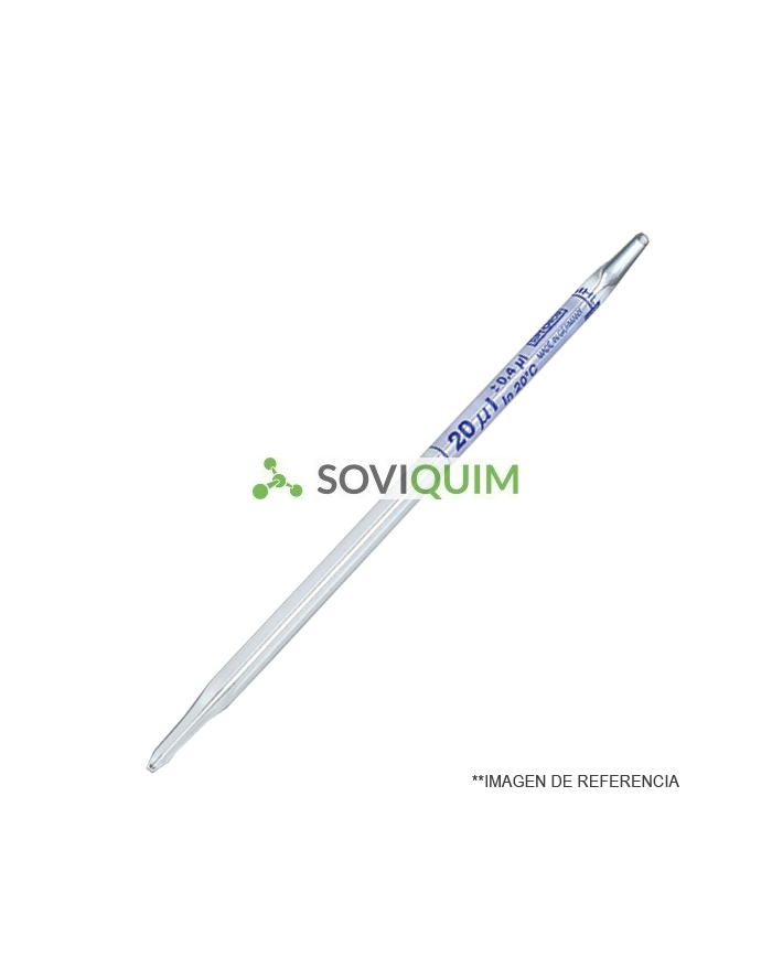Pipeta Sahli(hemoglobina) 0.02 ml (20 ul)