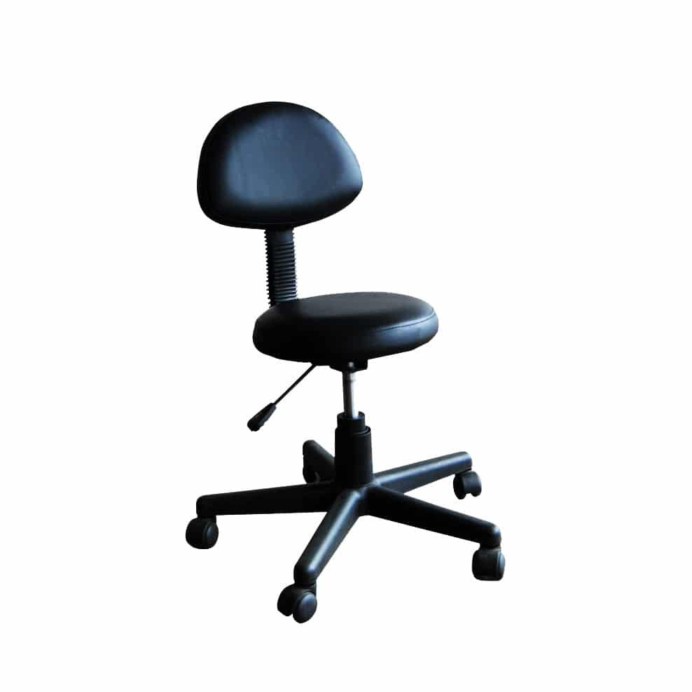 Piso con Ruedas - Taburete con Respaldo