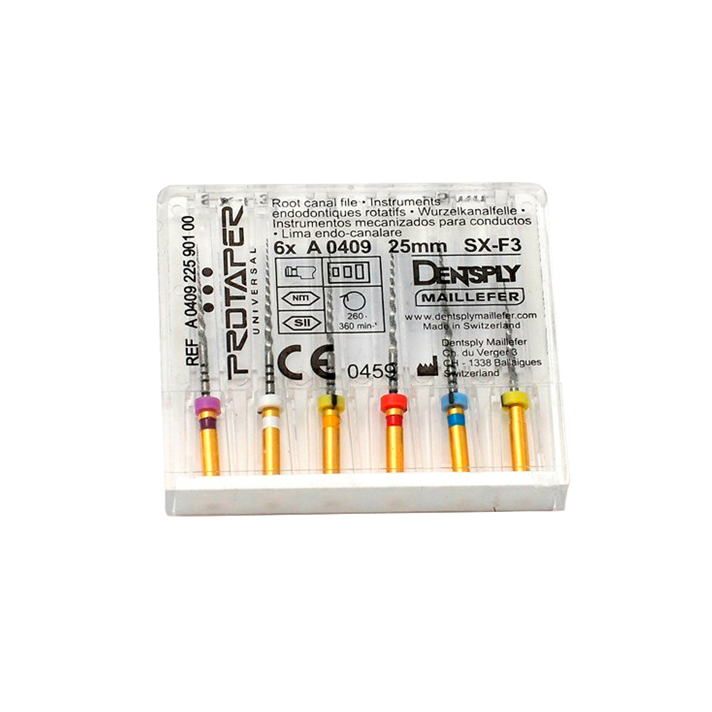 Protaper Gold Assort SX/F3 25mm Ster Dentsply