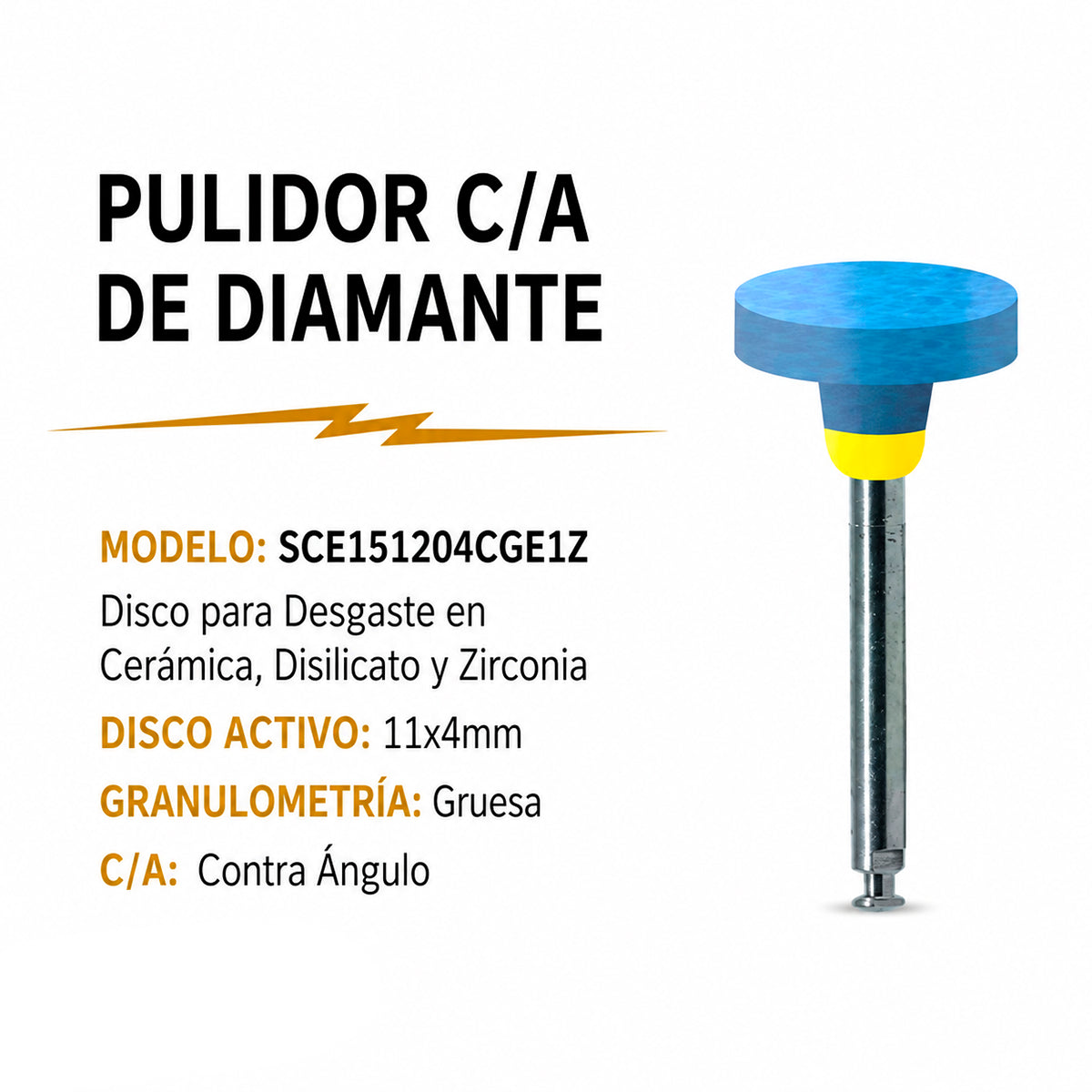 pulido zirconio grueso