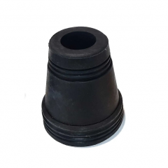 Regatón Bastón Negro 19mm - Unidad