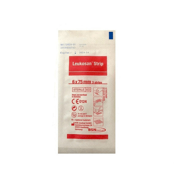 LEUKOSAN STRIP 6 X 75 MM (3 TIRAS X SOBRE) - BSN