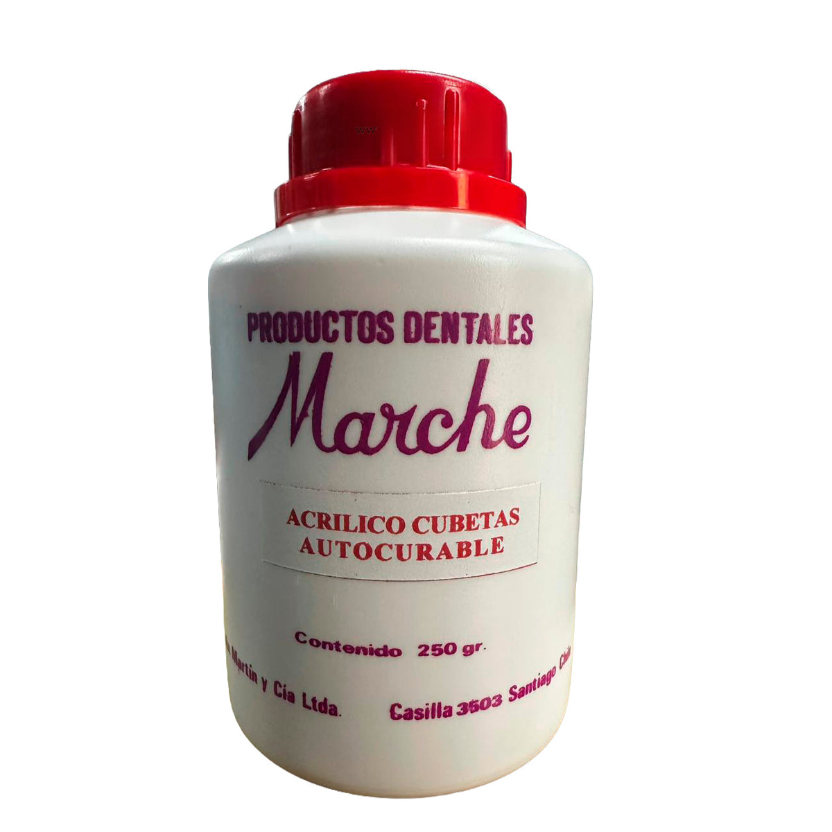 Acrilico Auto/Rap Cubeta 250Gr Marche
